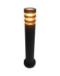 Searchlight SL-39980-450BK Sokkellamp Toluca zwart 45cm