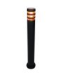 Searchlight SL-39980-900BK Paallamp Toluca zwart 90cm