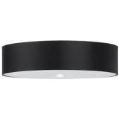 Sollux Skala SL.0762 zwarte plafondlamp van textiel