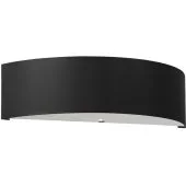 Sollux Skala SL.0764 zwarte wandlamp van textiel