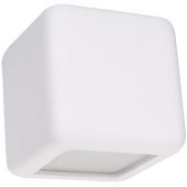 Sollux Nesta SL.0839 witte kubus vormige wandlamp