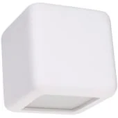 Sollux Nesta SL.0839 witte kubus vormige wandlamp