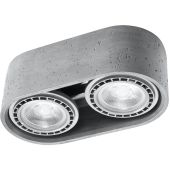 Sollux Basic SL.0882 betonnen plafondlamp