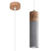 Sollux Zane SL.0965 hanglamp van hout en beton