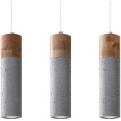 Sollux Zane SL.0967 hanglamp van hout en beton