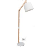 Brilliant Carlyn 09958A75 vloerlamp wit