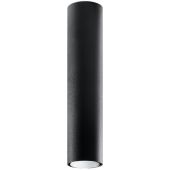 Sollux Lagos SL.1002 zwarte buis plafondlamp