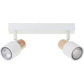 Brilliant Pini 10146/75 wit met houten spot