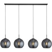 Searchligth Amsterdam 1024-4SM zwarte hanglamp