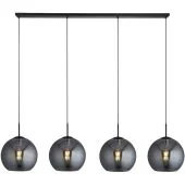 Searchligth Amsterdam 1024-4SM zwarte hanglamp
