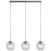 Searchlight Balls 1033-3CL hanglamp met drie helder glazen bollen