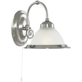 Searchlight American Diner 1041-1 zilverkleurige wandlamp