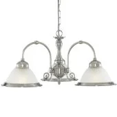 Searchlight American Diner 1043-3 zilverkleurige kroonluchter