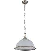 Searchlight American Diner 1044 zilverkleurige hanglamp