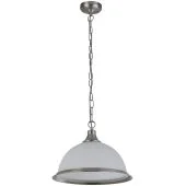 Searchlight American Diner 1044 zilverkleurige hanglamp