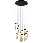 Searchlight Moonbeam 10879-13BK marmerkleurige hanglamp