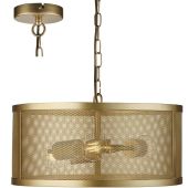 Searchlight Fishnet 12483-3GO goud kleurige hanglamp
