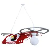 Hanglamp Brandweerhelicopter Fred rood 60cm