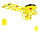 Hanglamp Hercules geel 60cm