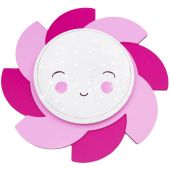 Elobra Zonnesmile roze kinderlamp 137437