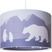Elobra Antarctica 139561 lila hanglamp