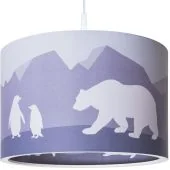 Elobra Antarctica 139561 lila hanglamp
