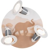 Elobra Savanne 139622 oranje kinder plafondspot