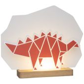 Tafellamp Dinos oranje 35cm