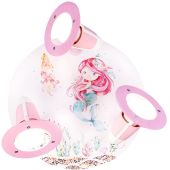 Elobra Zeemeermin 140642 roze kinderkamer spot