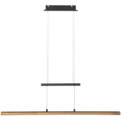 Hanglamp Panama zwart-eik 100cm