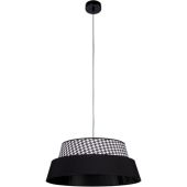 Britop Preto 150039104 zwart witte hanglamp van textiel