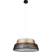 Britop Nevoa 150050104 goud met zwart non-woven stof hanglamp