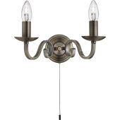 Searchlight Richmond 1502-2AB antiek bronzen wandlamp