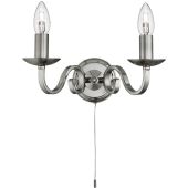 Searchlight Richmond 1502-2SS mat stalen wandlamp
