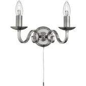 Searchlight Richmond 1502-2SS mat stalen wandlamp