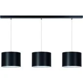 Britop Dove 15400304 zwarte hanglamp van metaal en textiel
