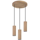 Spotlight Pipe 1551374R eikenhouten hanglamp