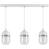 Britop Amaretto 15800302 witte hanglamp van metaal en glas