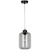 Britop Tarro 15890104 zwarte hanglamp met rookglas