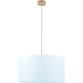 Britop Dove 16380174 witte hanglamp van eikenhout en textiel