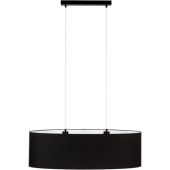 Britop Dove 17400204 zwarte hanglamp van metaal en textiel