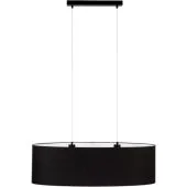 Britop Dove 17400204 zwarte hanglamp van metaal en textiel