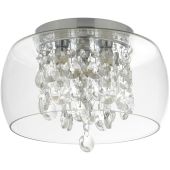 Searchlight Curva 1773CC kristallen badkamer plafondlamp