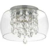 Searchlight Curva 1773CC kristallen badkamer plafondlamp