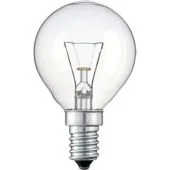 P45 E14 gloeilamp kogel 25w helder