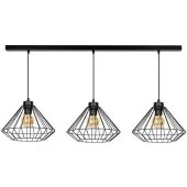 Britop Raquelle 187149304 zwarte hanglamp van metaaldraad