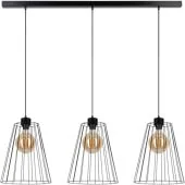 Hanglamp Swan 19349304 hanglamp met drie kappen van metaaldraad