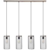Britop Timeo 195109457 zwarte hanglamp met grijs grenen