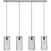 Britop Timeo 195109457 zwarte hanglamp met grijs grenen