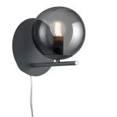 Trio Pure 202000142 rookglazen wandlamp